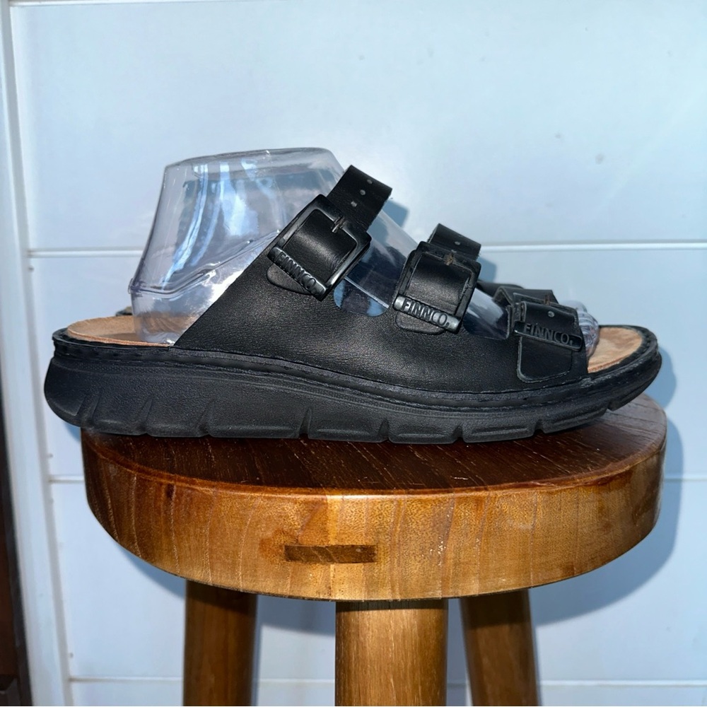 Finn Comfort Black Women's Barbados Sandals Size 41 - Picture 2 of 10